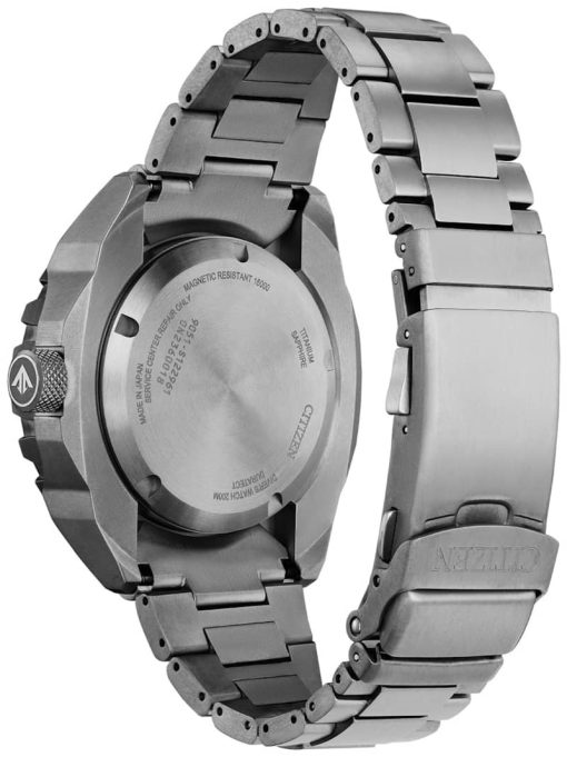 Citizen Promaster Dive Automatic Black Dial Silver-Tone Super Titanium Watch, 46mm - Image 4