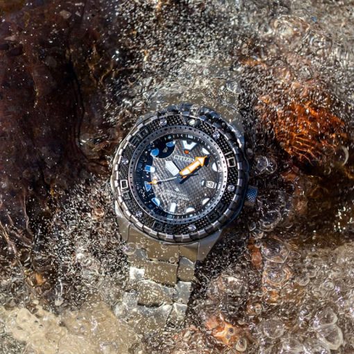 Citizen Promaster Dive Automatic Black Dial Silver-Tone Super Titanium Watch, 46mm - Image 10
