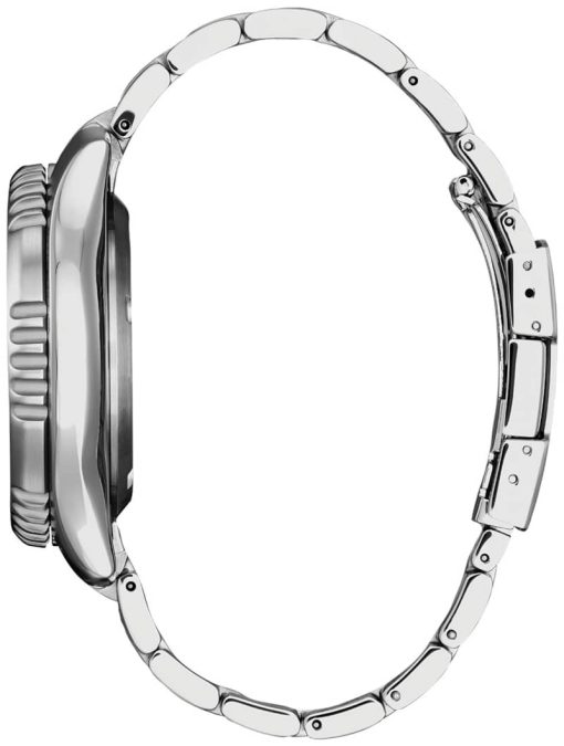 Citizen Promaster Dive Automatic Green Dial Silver Stainless Steel Bracelet Watch, 44mm - Image 2