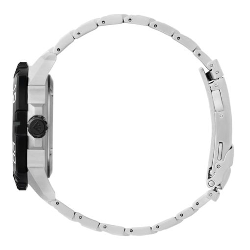 Citizen Eco-Drive Promaster GMT Black w/ Green Accents Dial Silver-Tone SS Bracelet Watch, 44mm - Image 2