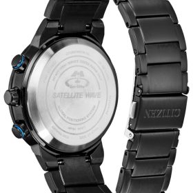 Citizen 44mm Satellite Wave GPS Freedom Black Stainless Steel Mens Watch - Image 3