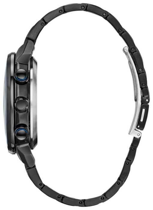 Citizen 44mm Satellite Wave GPS Freedom Black Stainless Steel Mens Watch - Image 2