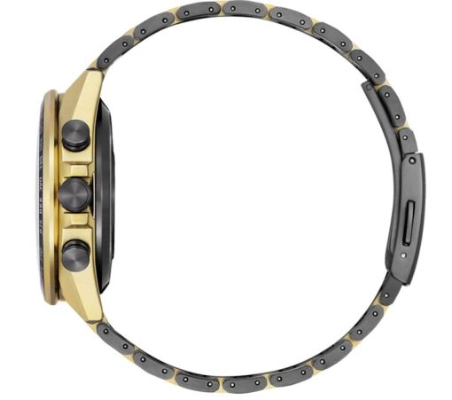 Citizen Super Titanium Hakuto-R Limited Edition Chrono Two-Tone Bracelet Watch, Black Dial, 44mm - Image 2