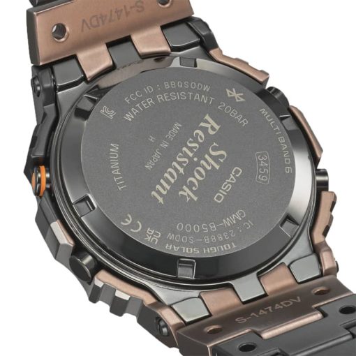 G-Shock Digital GMW-B5000 Series Full Metal Geometric Camouflage Titanium Watch, 43.2mm - Image 4