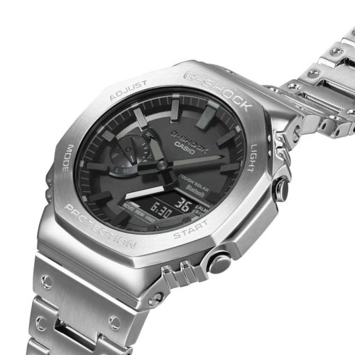 G-Shock Full Metal 2100 Series Silver Stainless Steel Watch, 44.4mm - Image 8