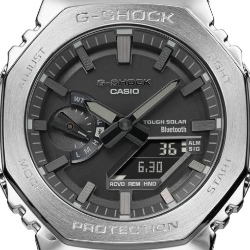 G-Shock Full Metal 2100 Series Silver Stainless Steel Watch, 44.4mm - Image 5