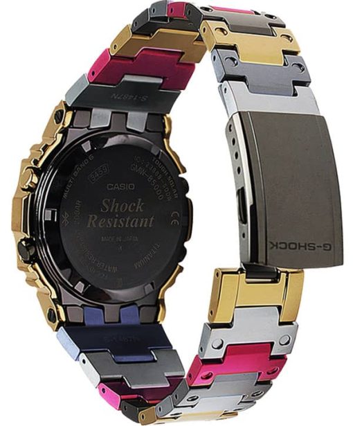 G-Shock Limited Edition Gold Ion Plated Titanium Watch, Multicolor Band, 43.2mm - Image 2