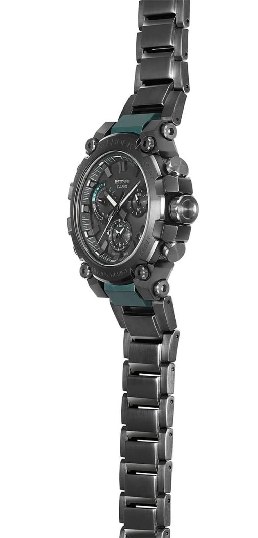 G-Shock MT-G MTGB3000 Series Chronograph Black/Green SS & Resin Watch, 50.9mm - Image 8