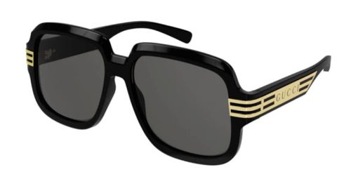 Gucci GG0979S Oversized Square Sunglasses, Grey Lenses, 59mm