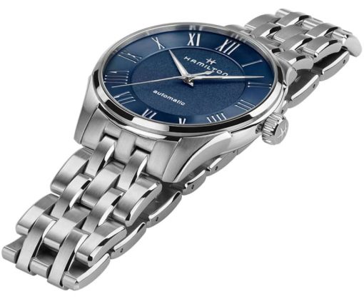 Hamilton Jazzmaster Auto Blue Dial Stainless Steel Bracelet Watch, 40mm - Image 2