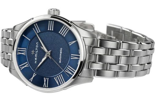 Hamilton Jazzmaster Auto Blue Dial Stainless Steel Bracelet Watch, 40mm - Image 3