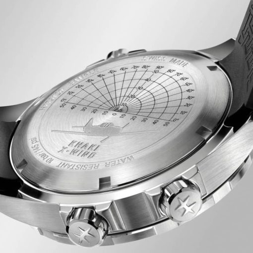 Hamilton Khaki Aviation X-Wind GMT Chrono Quartz Black Dial & Strap Watch, 46mm - Image 5