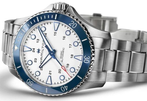 Hamilton Khaki Navy Scuba Auto Silver Dial Stainless Steel Bracelet Watch, 43mm - Image 4