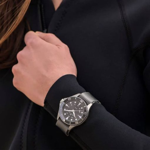 Hamilton Khaki Navy Scuba Quartz Grey Dial & Strap Watch, 37mm - Image 3