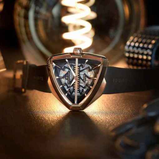 Hamilton Ventura Elvis80 Skeleton Automatic Black Dial & Rubber Watch, 42.5mm x 44.6mm - Image 3