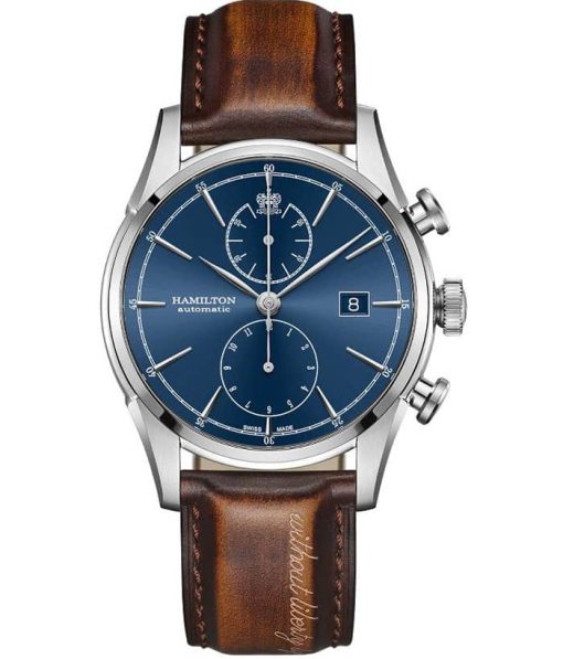 Hamilton American Classic Spirit of Liberty Auto Chrono Blue Dial Watch, 42mm