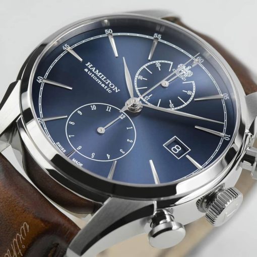 Hamilton American Classic Spirit of Liberty Auto Chrono Blue Dial Watch, 42mm - Image 4