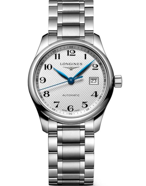 Longines Master Collection Silver Barleycorn Dial Stainless Steel Bracelet Watch, 29mm