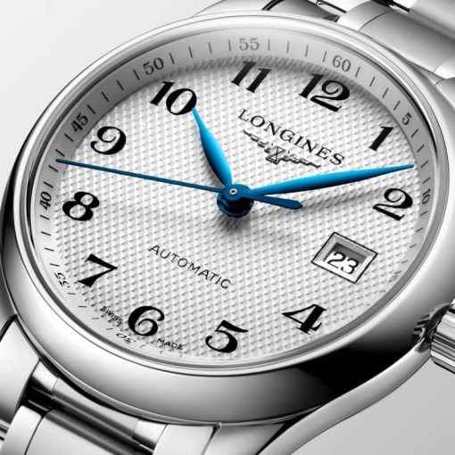 Longines Master Collection Silver Barleycorn Dial Stainless Steel Bracelet Watch, 29mm - Image 3
