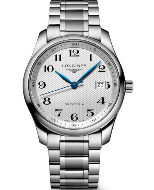 Longines Master Collection Silver Barleycorn Dial Stainless Steel Bracelet Watch, 40mm