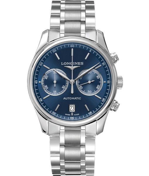 Longines Master Collection Stainless Steel Case And Blue Dial Mens Watch
