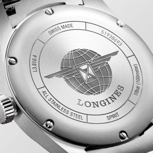 Longines Spirit Stainless Steel Case And Blue Dial Mens Watch - Image 4