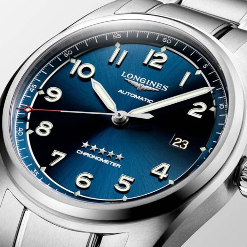 Longines Spirit Stainless Steel Case And Blue Dial Mens Watch - Image 3