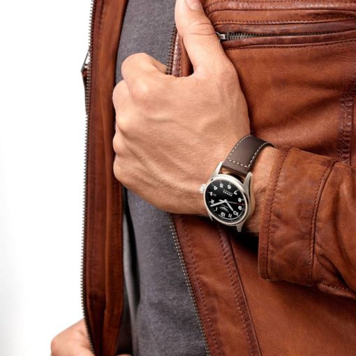Longines Spirit Stainless Steel Case And Black Dial Mens Watch - Image 5