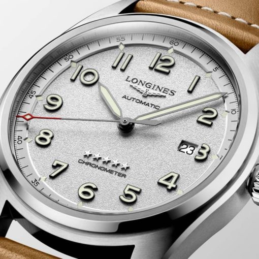 Longines Spirit Stainless Steel Case And Silver Dial Mens Watch - Image 3