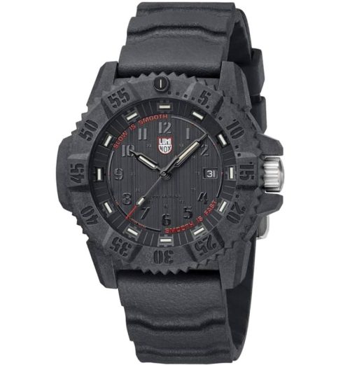 Luminox Limited Edition Master Carbon SEAL 3801 Tactical Dive Black Dial, Two-Strap Watch, 46mm - Image 3