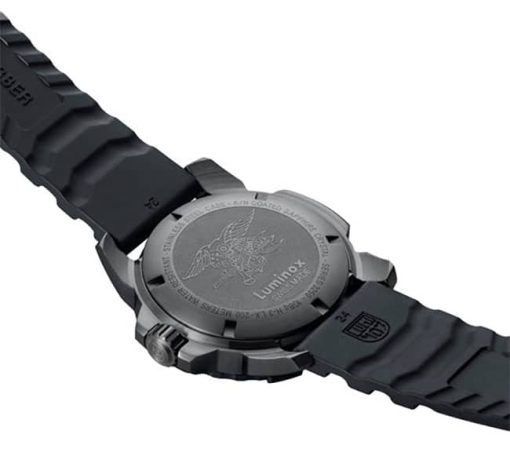Luminox Navy SEAL Steel Black Dial & Rubber Strap Diver Watch, 45mm - Image 5