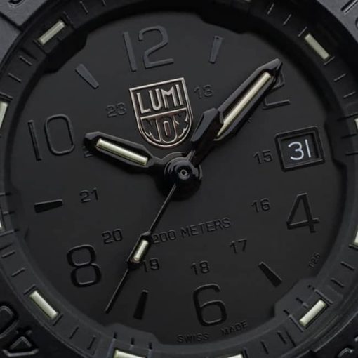 Luminox Navy SEAL Steel Black Dial & Rubber Strap Diver Watch, 45mm - Image 7