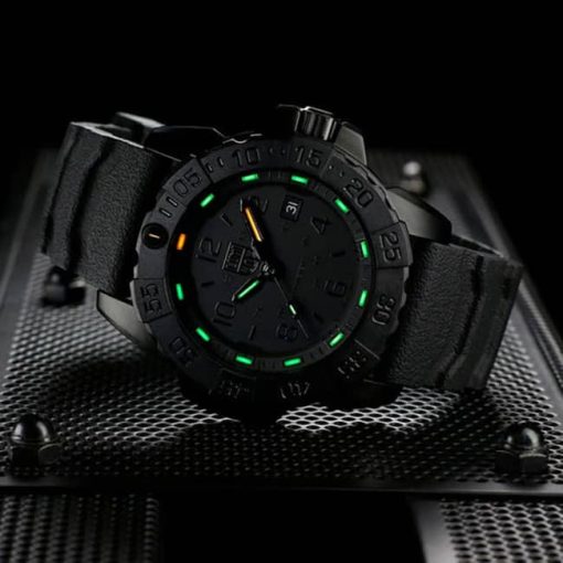 Luminox Navy SEAL Steel Black Dial & Rubber Strap Diver Watch, 45mm - Image 8