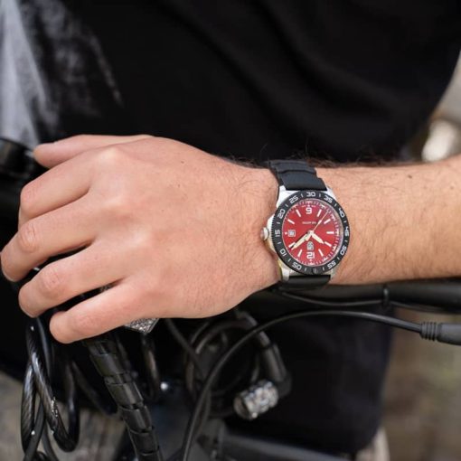 Luminox Pacific Diver 3135 Crimson Red Dial Watch, 44mm - Image 5