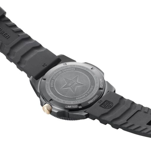 Luminox Sea Series Limited Edition Pacific Diver Black & Gold Watch, 44mm - Image 6
