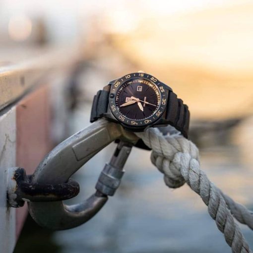 Luminox Sea Series Limited Edition Pacific Diver Black & Gold Watch, 44mm - Image 8