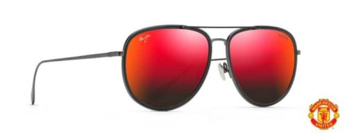 Maui Jim Fair Winds Polarized Aviator Sunglasses, Dark Gunmetal Frames, 58mm - Image 2