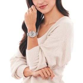 Michele Sporty Sport Sail Slate Silicone Watch, Grey Dial, 38mm - Image 3