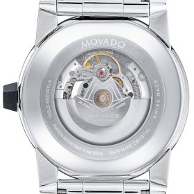 Movado Vizio Automatic Black Carbon Fiber Dial Stainless Steel Watch, 44mm - Image 2