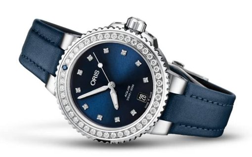 Oris Aquis Date Diamonds, Blue Dial Watch, 36.50mm - Image 2