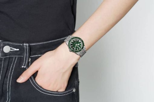 Rado Captain Cook Automatic Green Dial Stainless Steel Watch, 37mm - Image 6