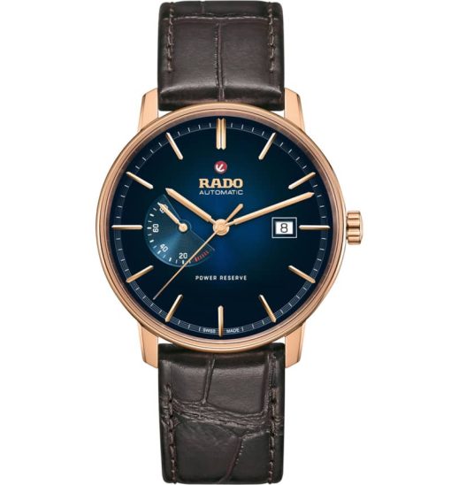 Rado Coupole Classic Automatic Power Reserve Watch, Blue Dial, 41mm