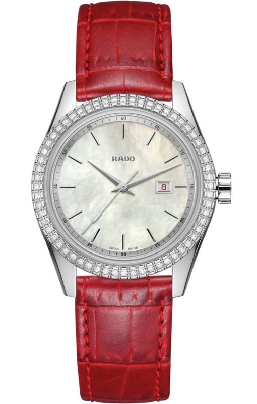 Rado HyperChrome Classic Diamonds Mother-Of-Pearl Dial Silver-Tone Watch, 35mm - Image 2