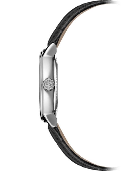 Raymond Weil Maestro Automatic Silver Dial Black Leather Watch, 40mm - Image 2