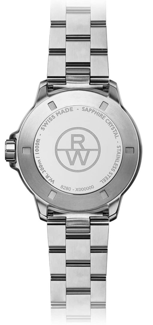 Raymond Weil Tango Black Dial Stainless Steel Bracelet Watch, 42mm - Image 3