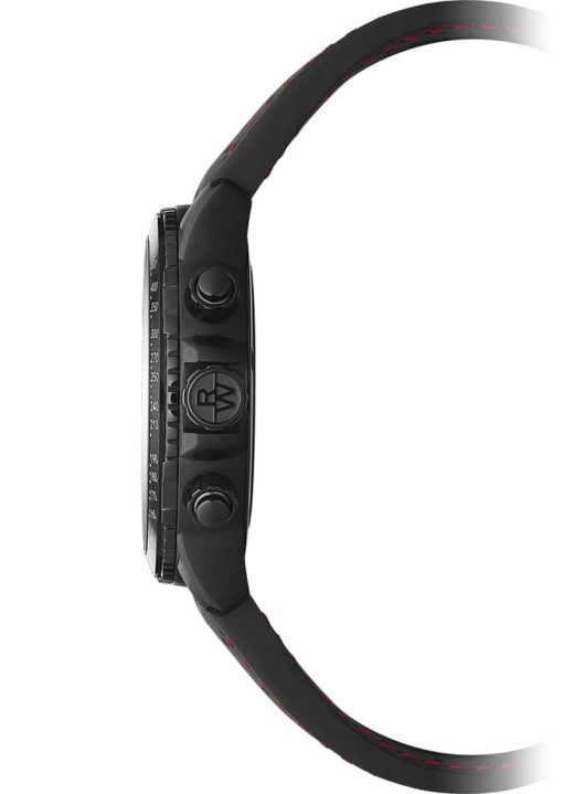 Raymond Weil Tango Quartz Chronograph Black Dial & Rubber Strap Watch, 43mm - Image 2