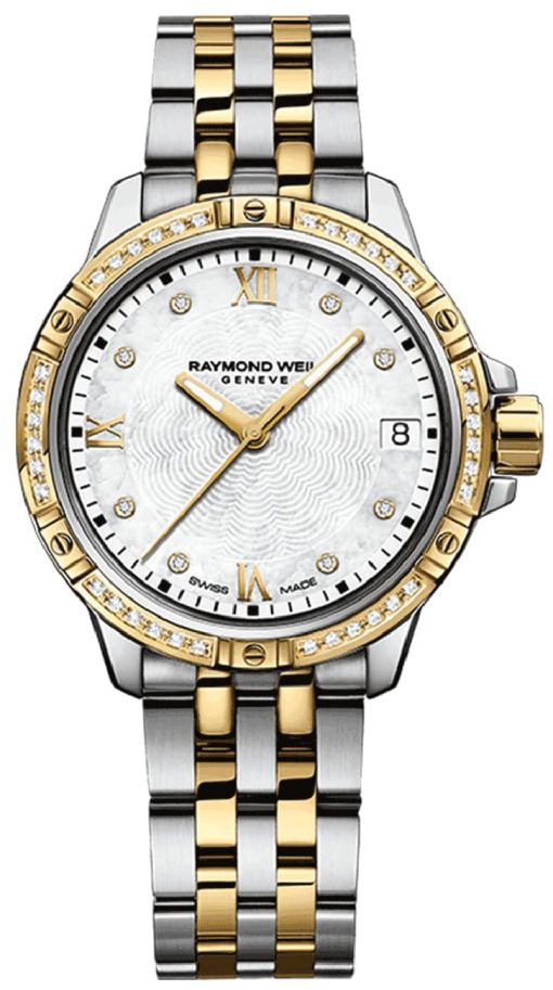 Raymond Weil Tango White MOP Dial Two-Tone Bracelet Watch, 30mm