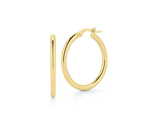 Roberto Coin 18K Yellow Gold 25mm Oval Hoop Earrings