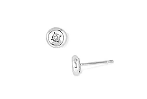 Roberto Coin 18KT White Gold Diamond Earrings