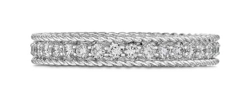 Roberto Coin 18K White Gold & Diamond Symphony Princess Ring
